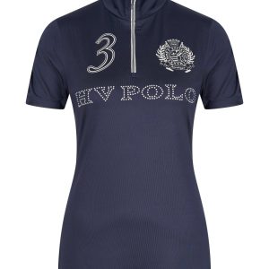 Polo Top Favouritas Platinum, ridtopp Rhinestones