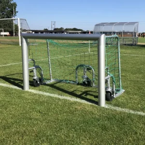 Fotbollsmål 1,5×1 m med hjul