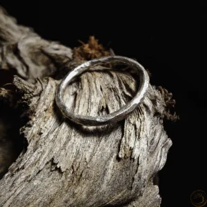 Hamrad silverring (utan kopparpärla)