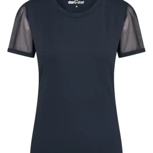 Lucia, sval t-shirt med mesh