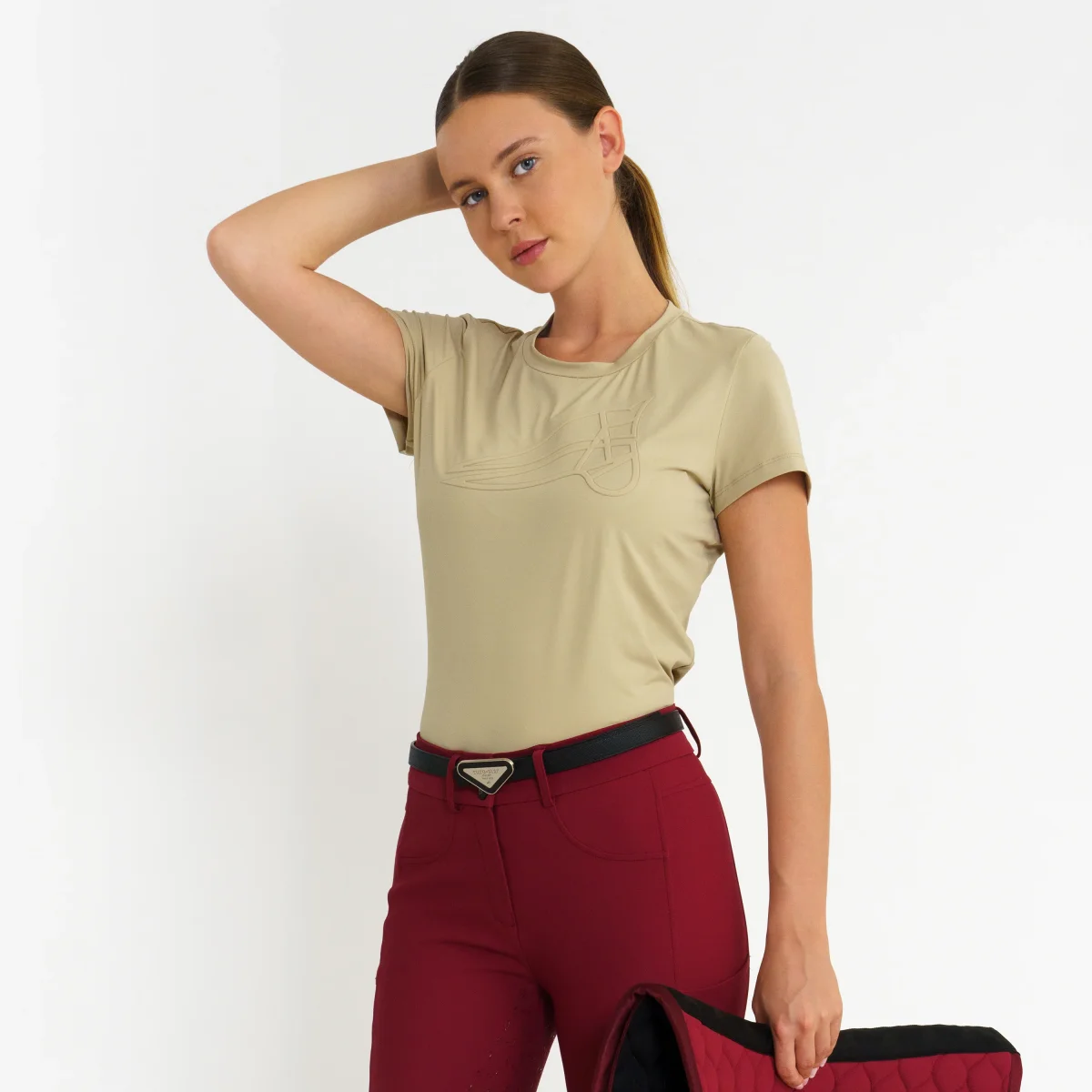 Top Amalia, t-shirt med logga - Bild 6