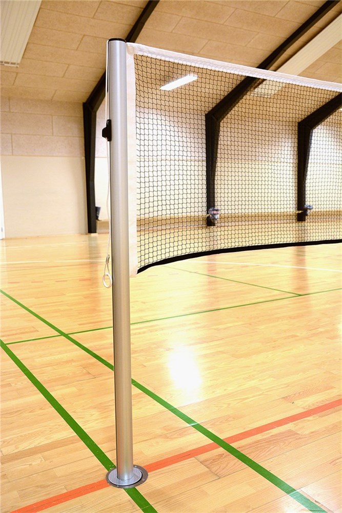 Badmintonstolpe med nätspår 63mm - Bild 2