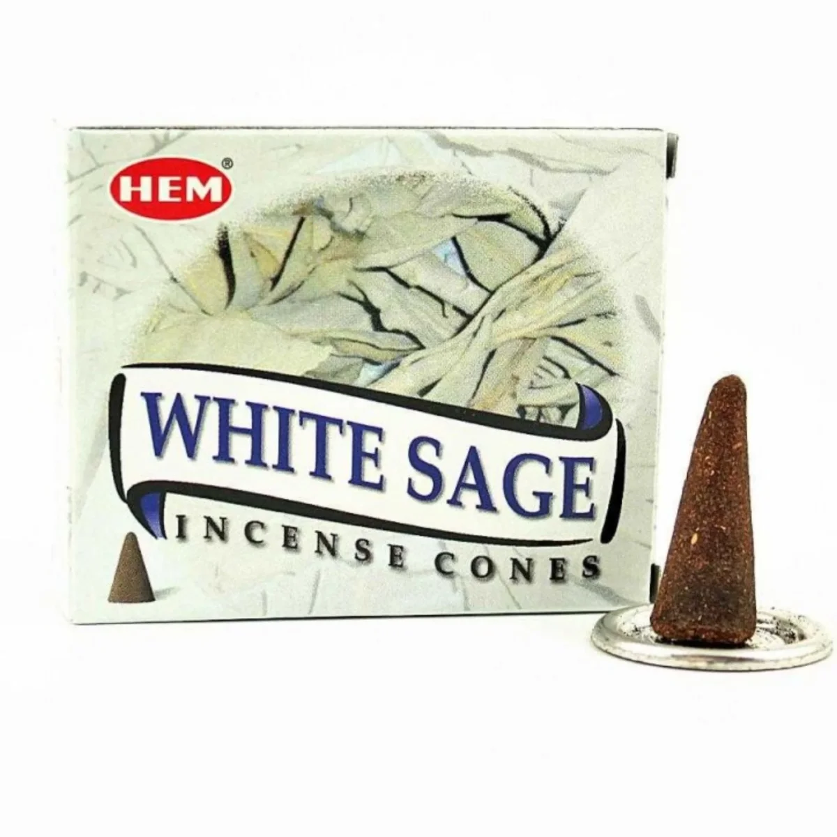 HEM Vit salvia rökelsekoner - Bild 2