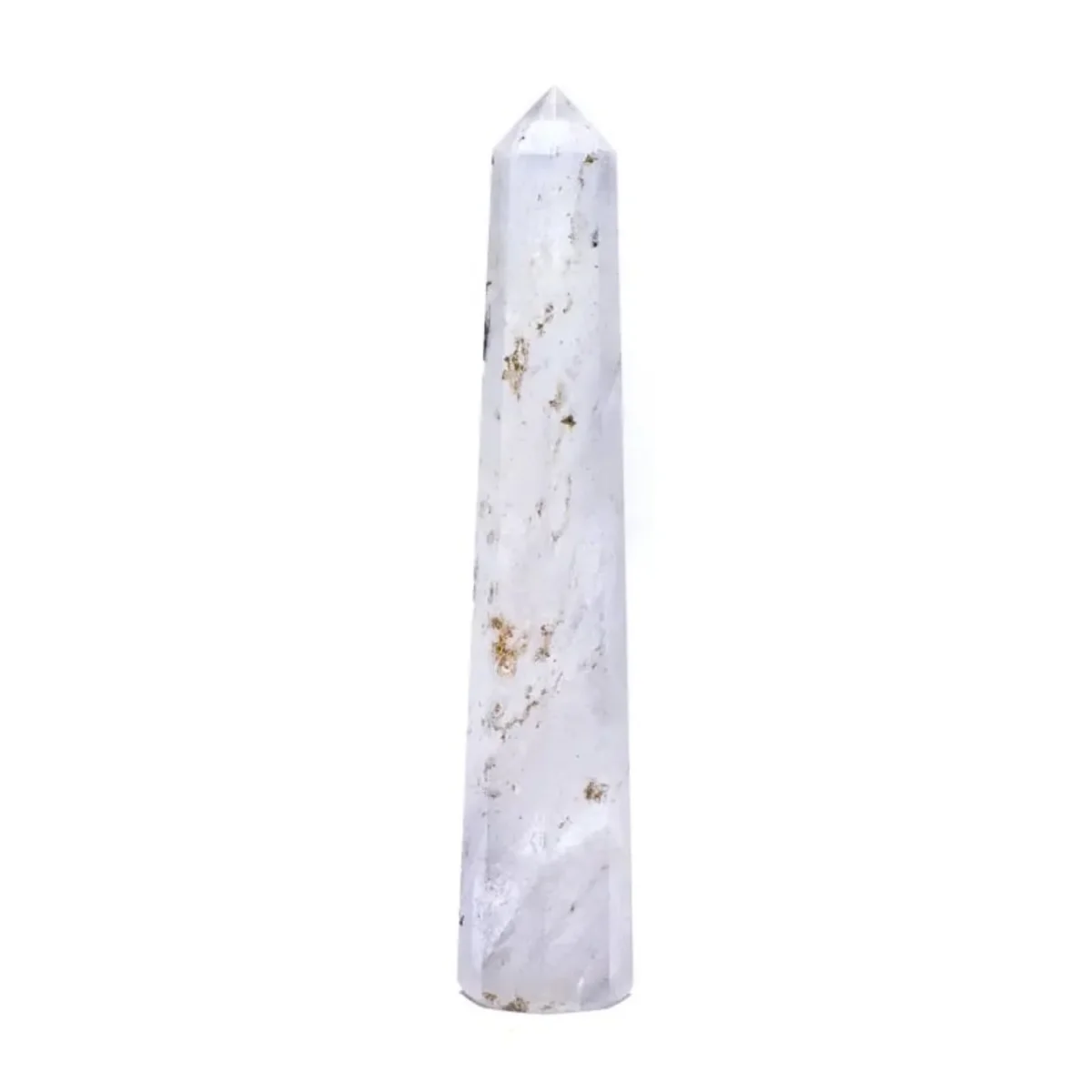 Bergskristall spets - slipad obelisk / torn - Bild 2