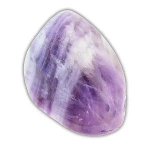 Ametist bandad / Bandametist / Chevron - stor palmstone