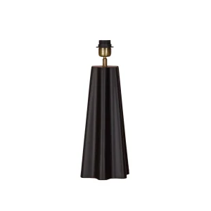PR Home Aira Lampfot 44cm, Svart/mässing