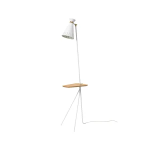 Warm Nordic Cone Golvlampa, Clear White, oak